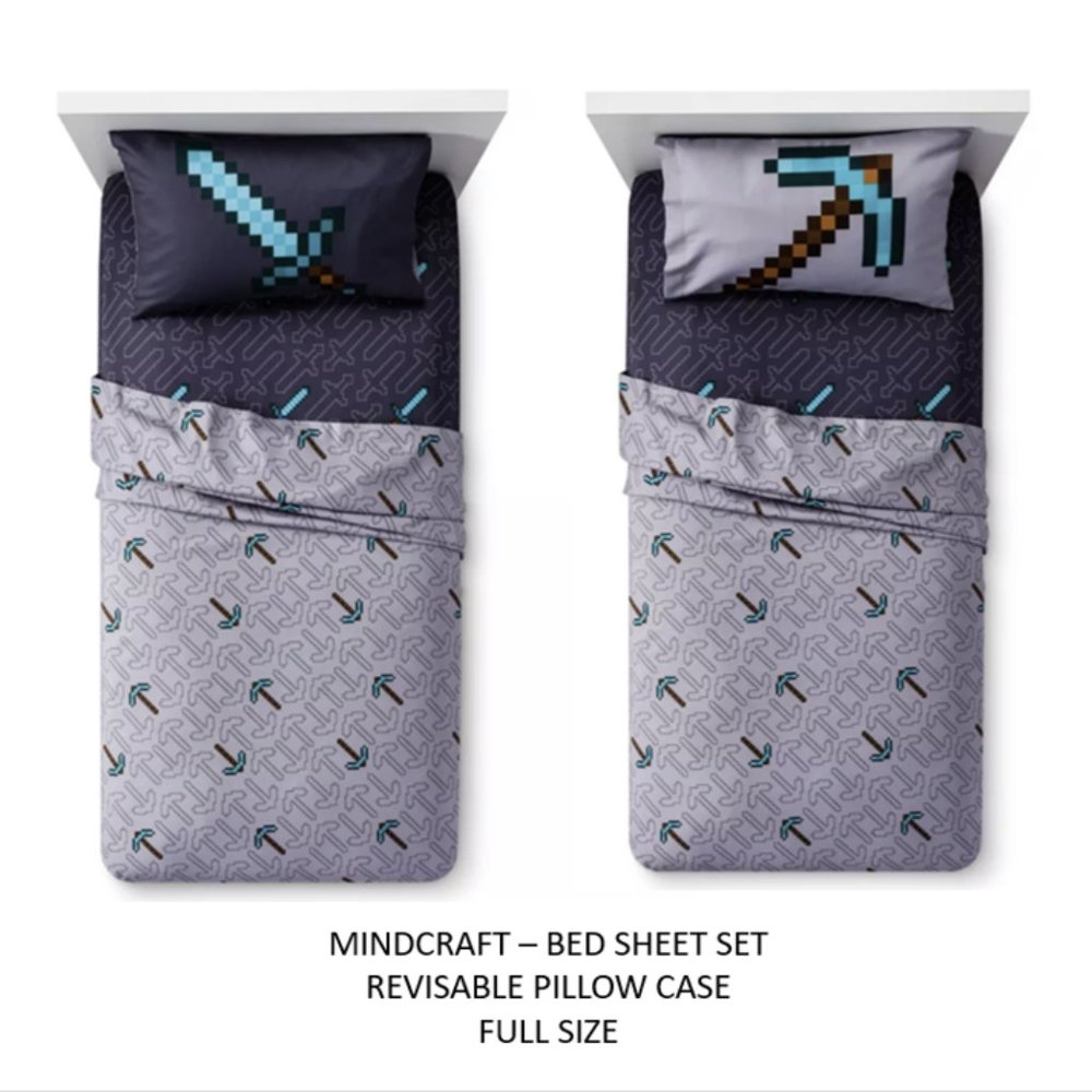 Mindcraft Bed Sheets - Full size Sheets